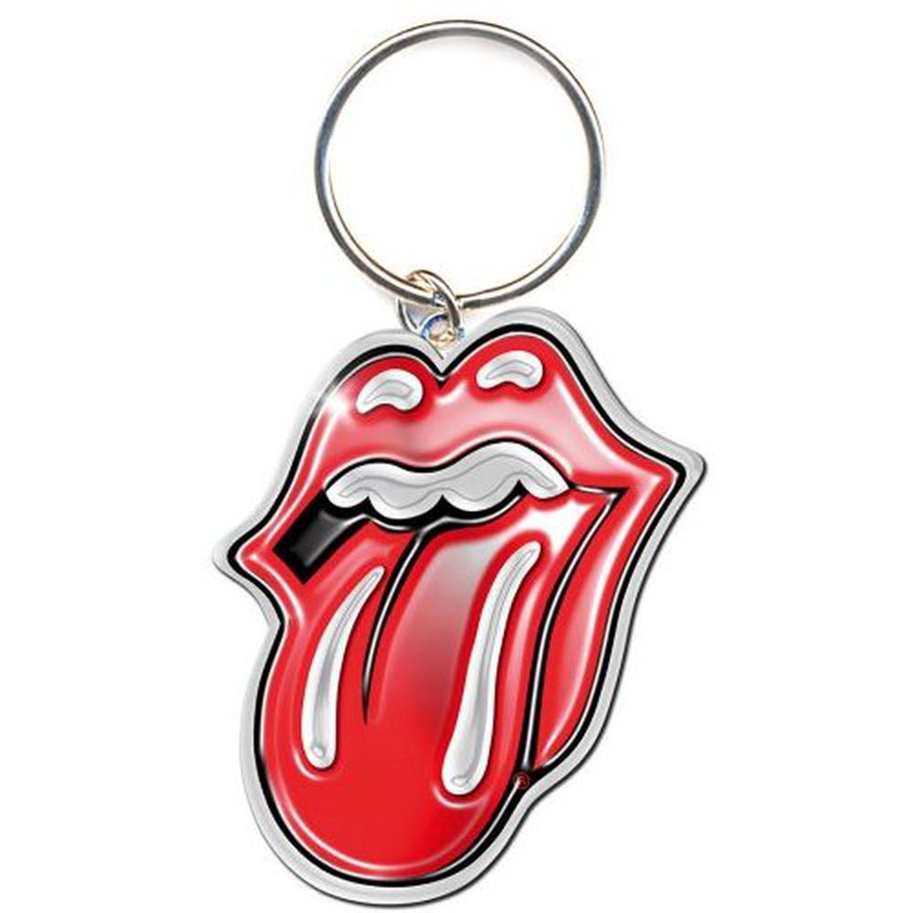 The Rolling Stones - Classic Tongue Porteclés - Rouge